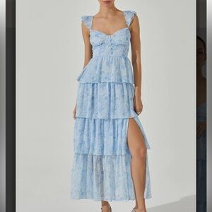 Midsummer Floral Tiered Maxi Dress